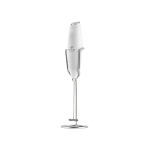 Milk Boss Milk Frother With Holster Stand - White by Zulay Kitchen