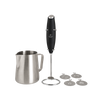 Complete Milk Frother Set - Black by Zulay Kitchen
