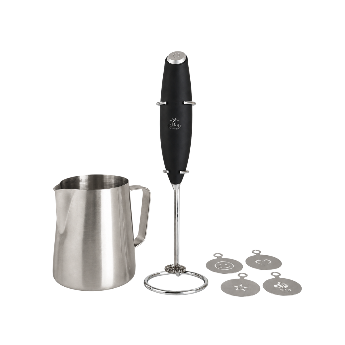 Create Coffee Masterpieces with the Complete Milk Frother Set