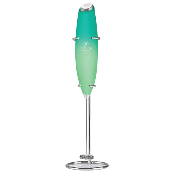 Milk Frother With Stand - Ocean Spray by Zulay Kitchen