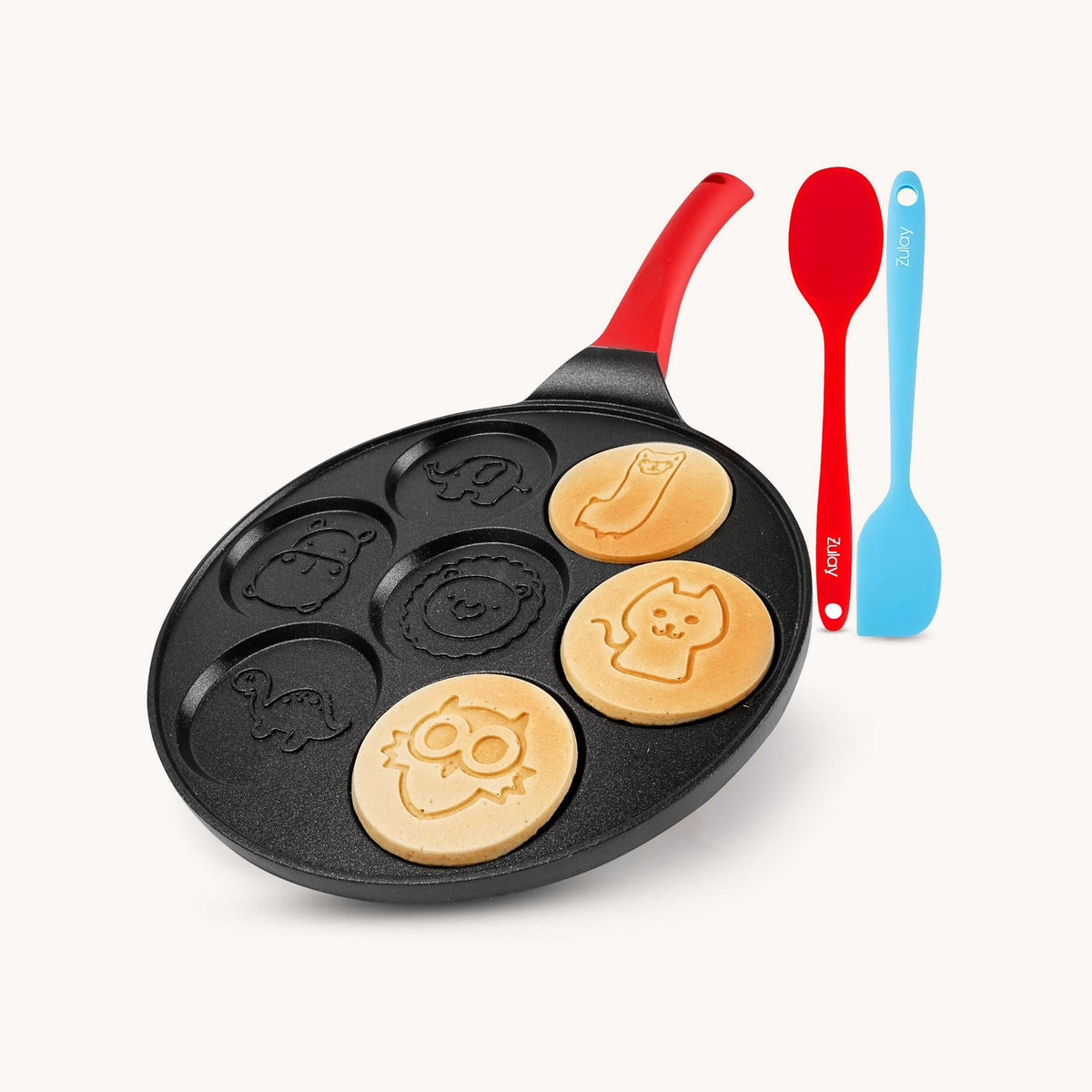 Mini Pancake Maker with Animal Face Design Zulay Kitchen