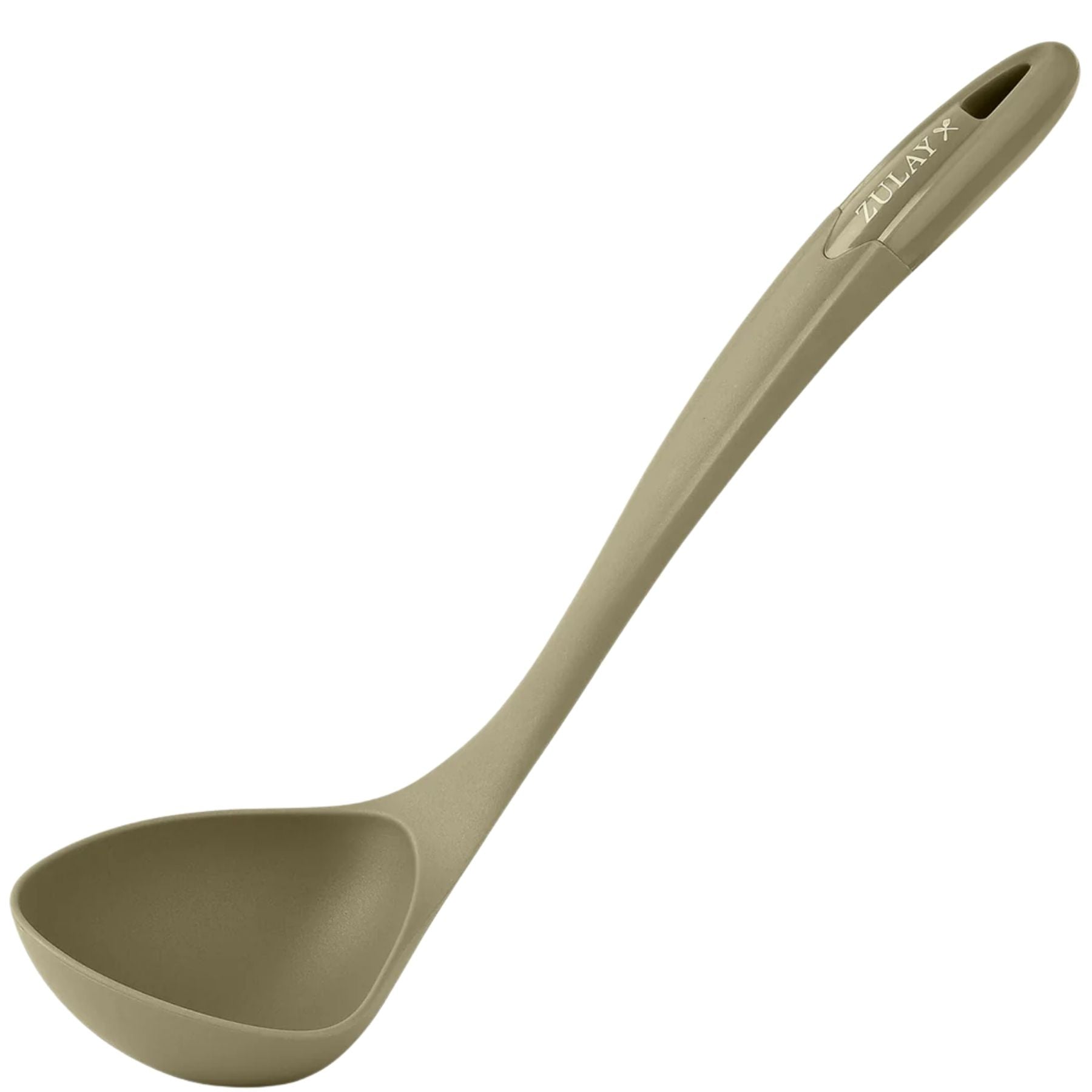 Nylon Soup Ladle Spoon-Olive Green by Zulay Kitchen