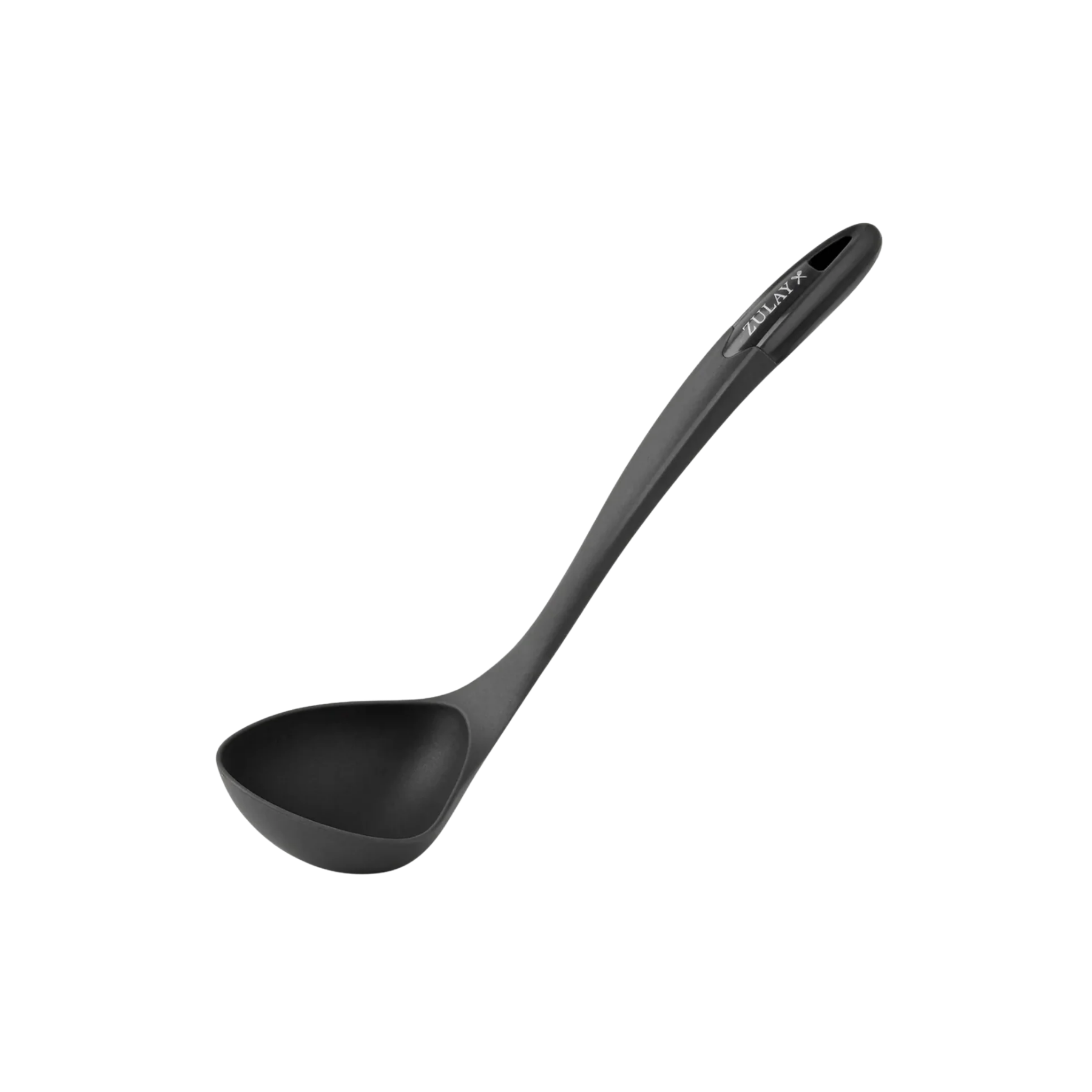 Nylon Soup Ladle Spoon - Black by Zulay Kitchen