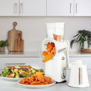 Rotary Cheese Grater Classic with Wavy Cut Blade by Zulay Kitchen