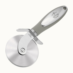Pizza Cutter Wheel With Non Slip Ergonomic Handle Gray by Zulay Kitchen