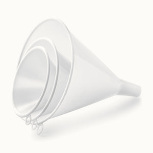 Plastic Kitchen Funnels for Filling Bottles  - Set of 3 by Zulay Kitchen