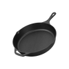 12.5  Inch Cast Iron Skillet- Heavy-Duty, Pre-Seasoned Cooking Skillet by Zulay Kitchen
