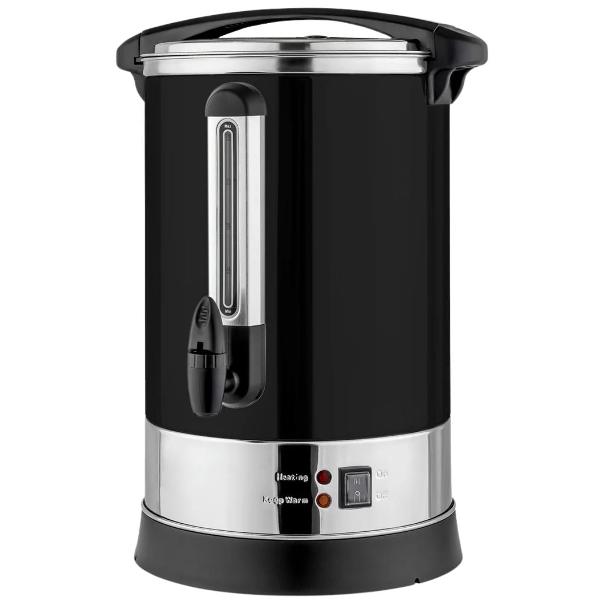 Premium Commercial Coffee Urn - 100 cup Black by Zulay Kitchen