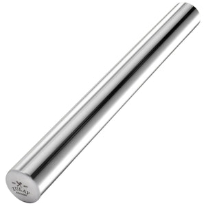Professional French Rolling Pin - Silver by Zulay Kitchen