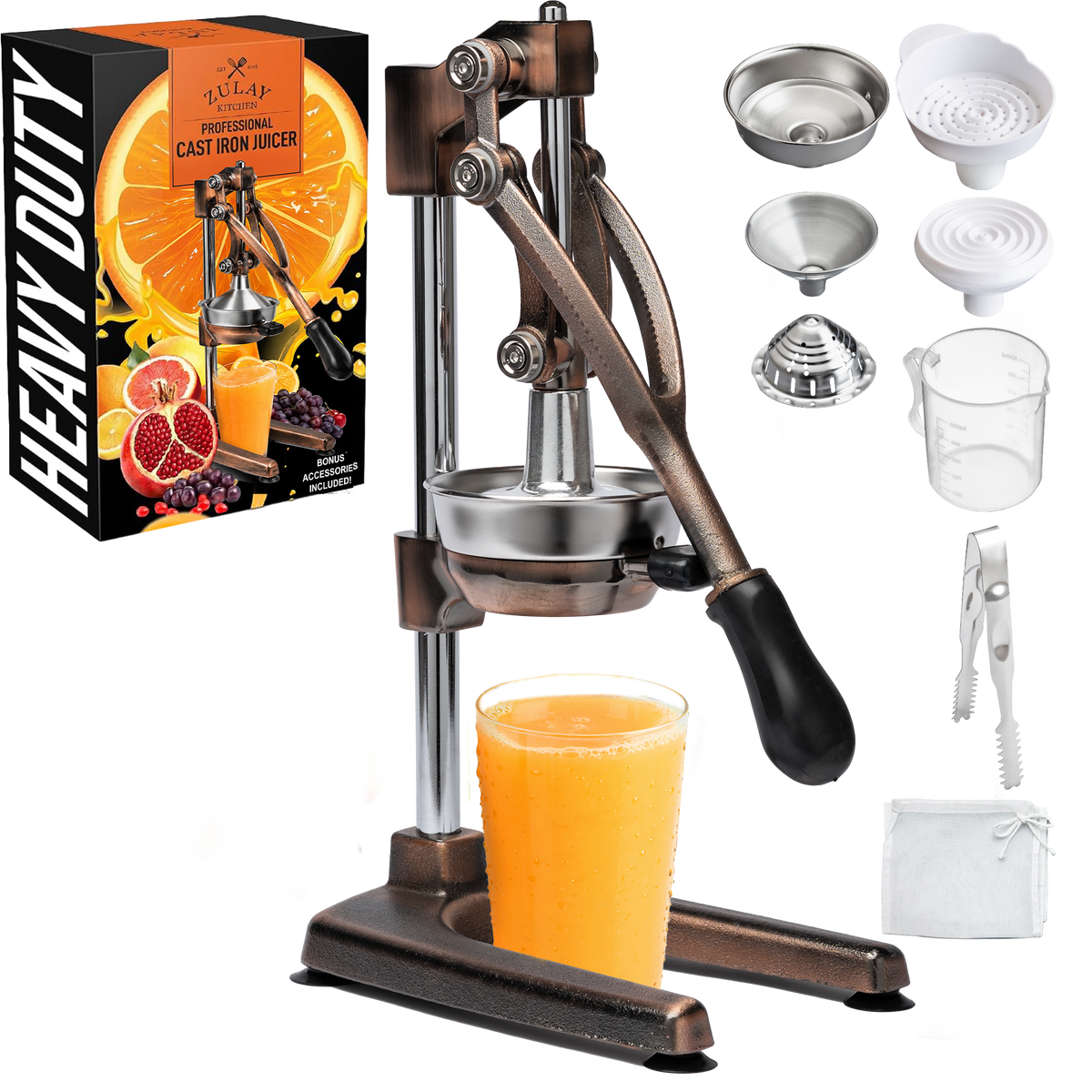 Pulperizer 9-in-1 Cast Iron Juicer