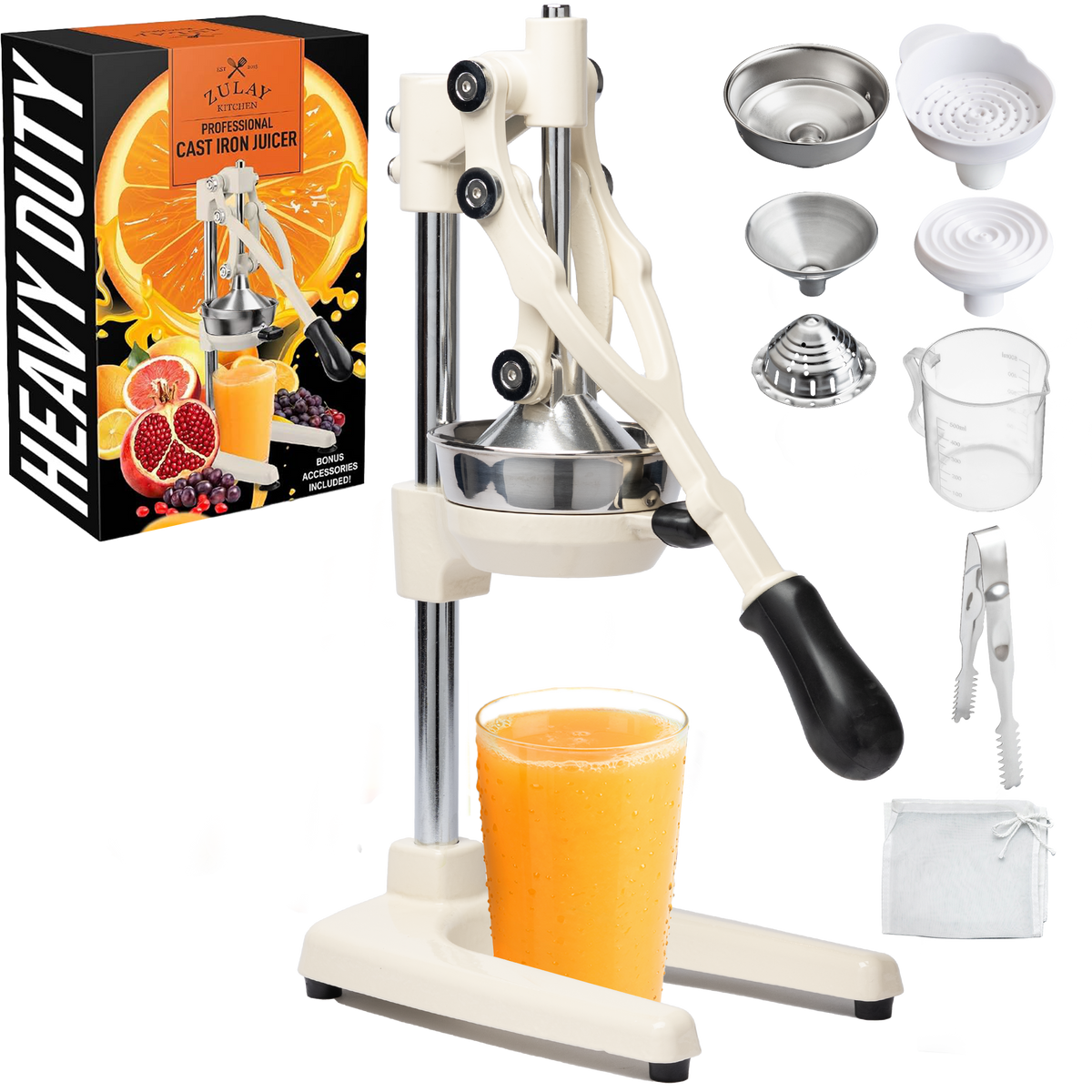 Pulperizer 9-in-1 Cast Iron Juicer