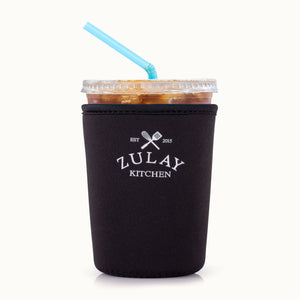 Reusable Iced Coffee Sleeve Black by Zulay Kitchen