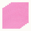 Reusable Swedish Dishcloth (6 Pack) - Rose Red by Zulay Kitchen