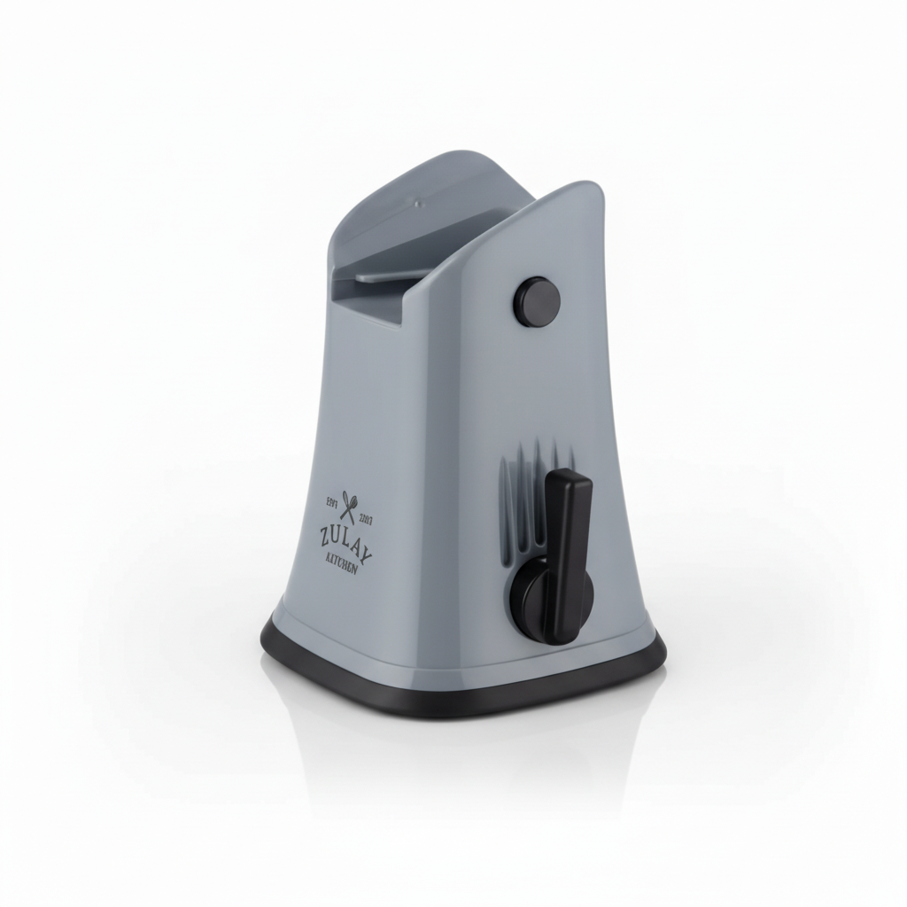 Rotary Cheese Grater 5 Blades - Base (Gray and Black) - Replacement Part - Zulay Kitchen 