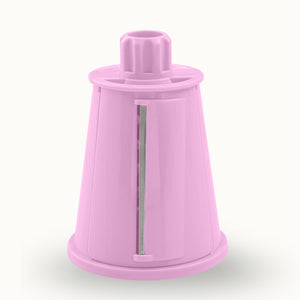 Rotary Cheese Grater 5 Blades - Thin Slicing Blade (Pink) - Replacement Part - Zulay Kitchen 