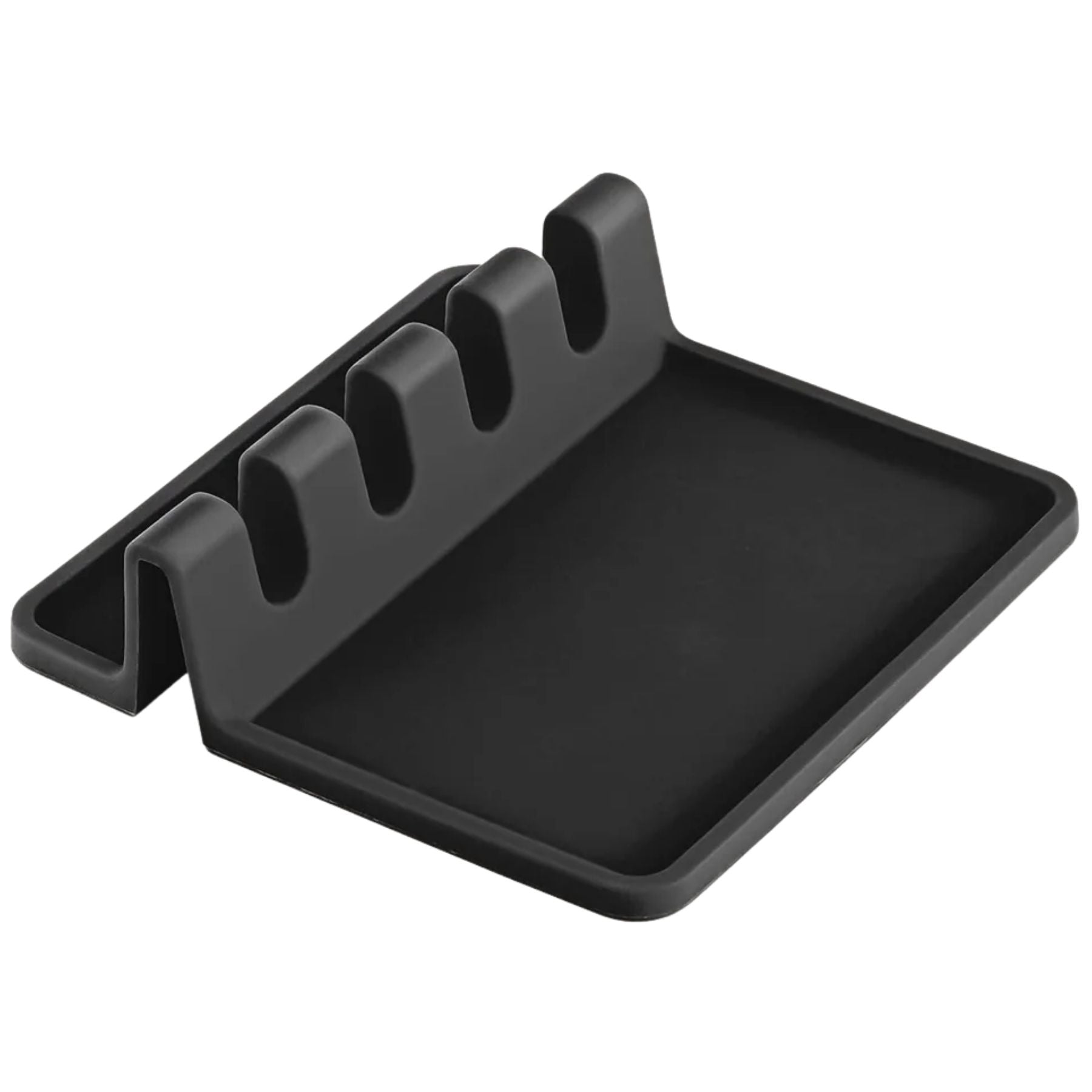 Silicone Spoon Rest - Black by Zulay Kitchen