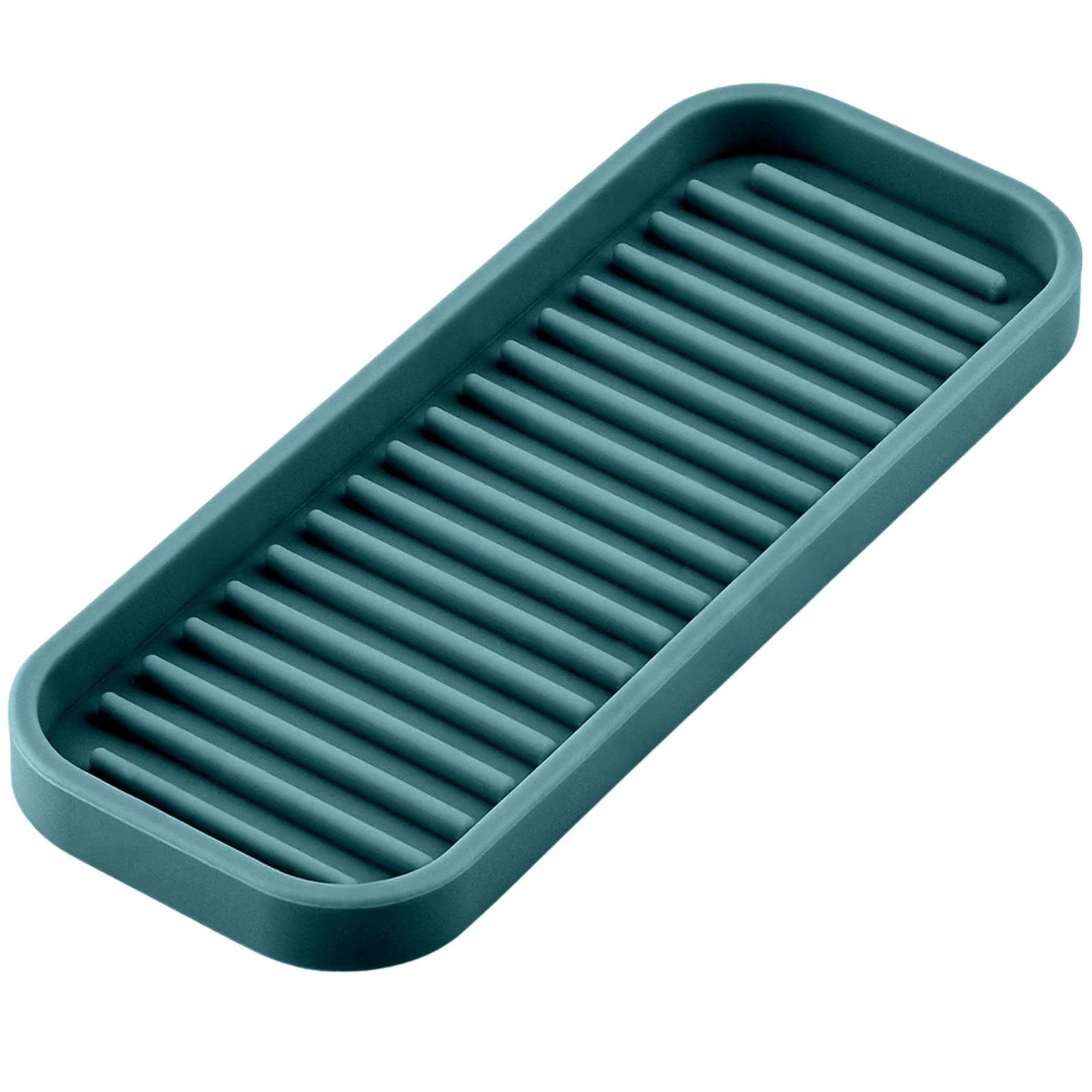 Silicone Multipurpose Tray Holder-Dark Teal by Zulay Kitchen