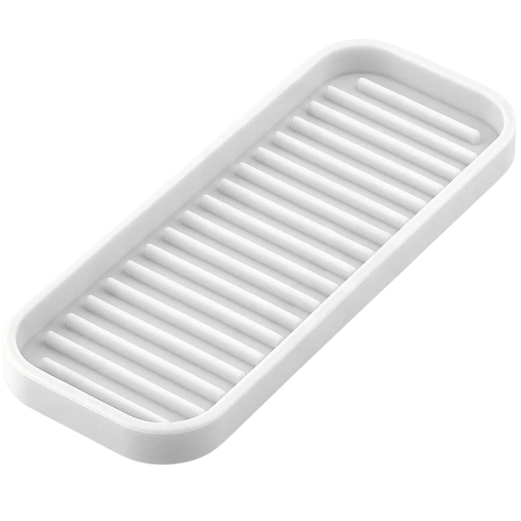 Silicone Multipurpose Tray Holder-White by Zulay Kitchen