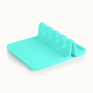 Silicone Spoon Rest Aqua Sky by Zulay Kitchen