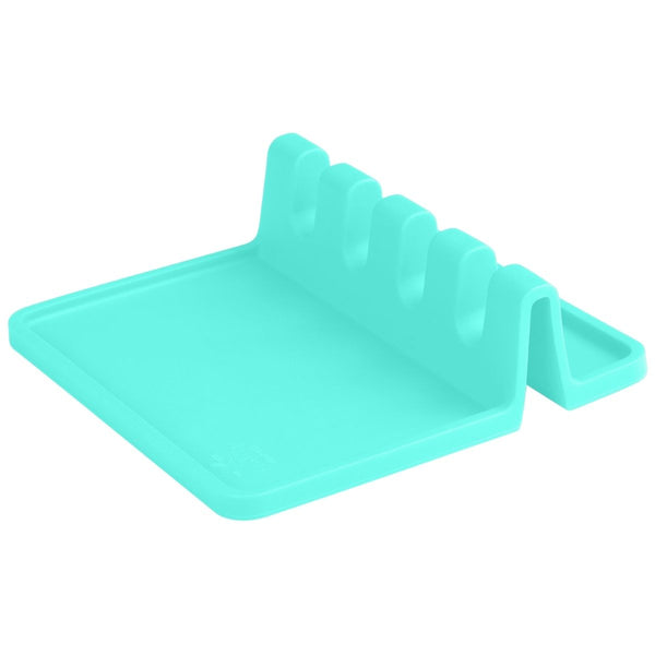 Silicone Spoon Rest Aqua Sky by Zulay Kitchen
