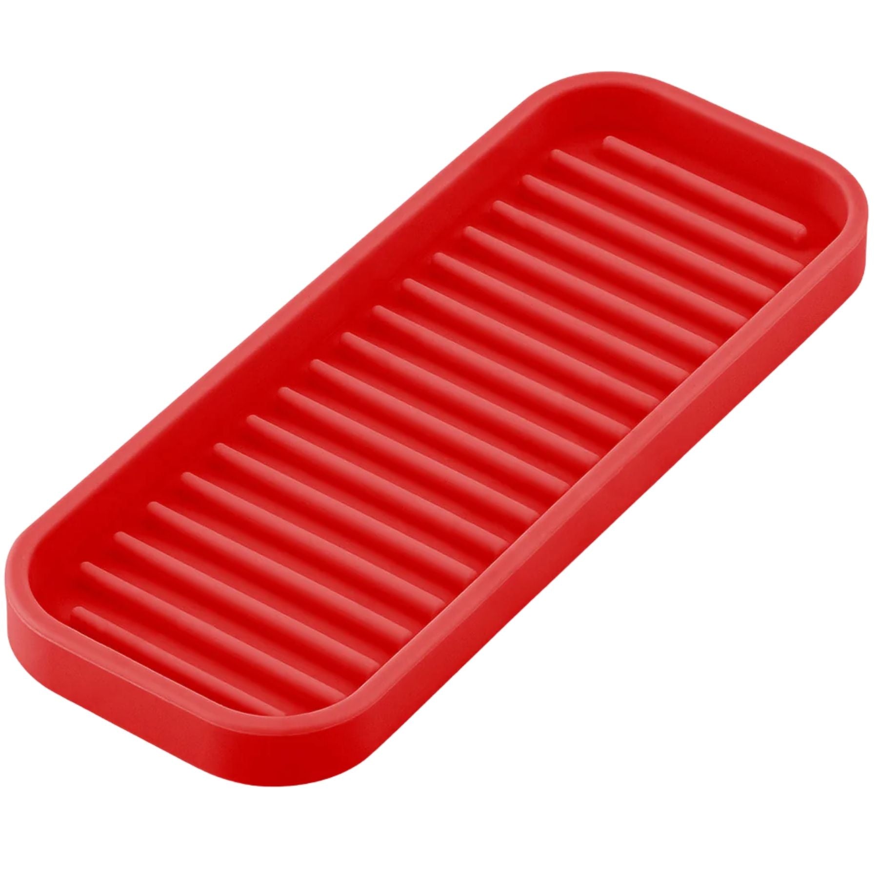 Silicone Multipurpose Tray Holder - Red by Zulay Kitchen