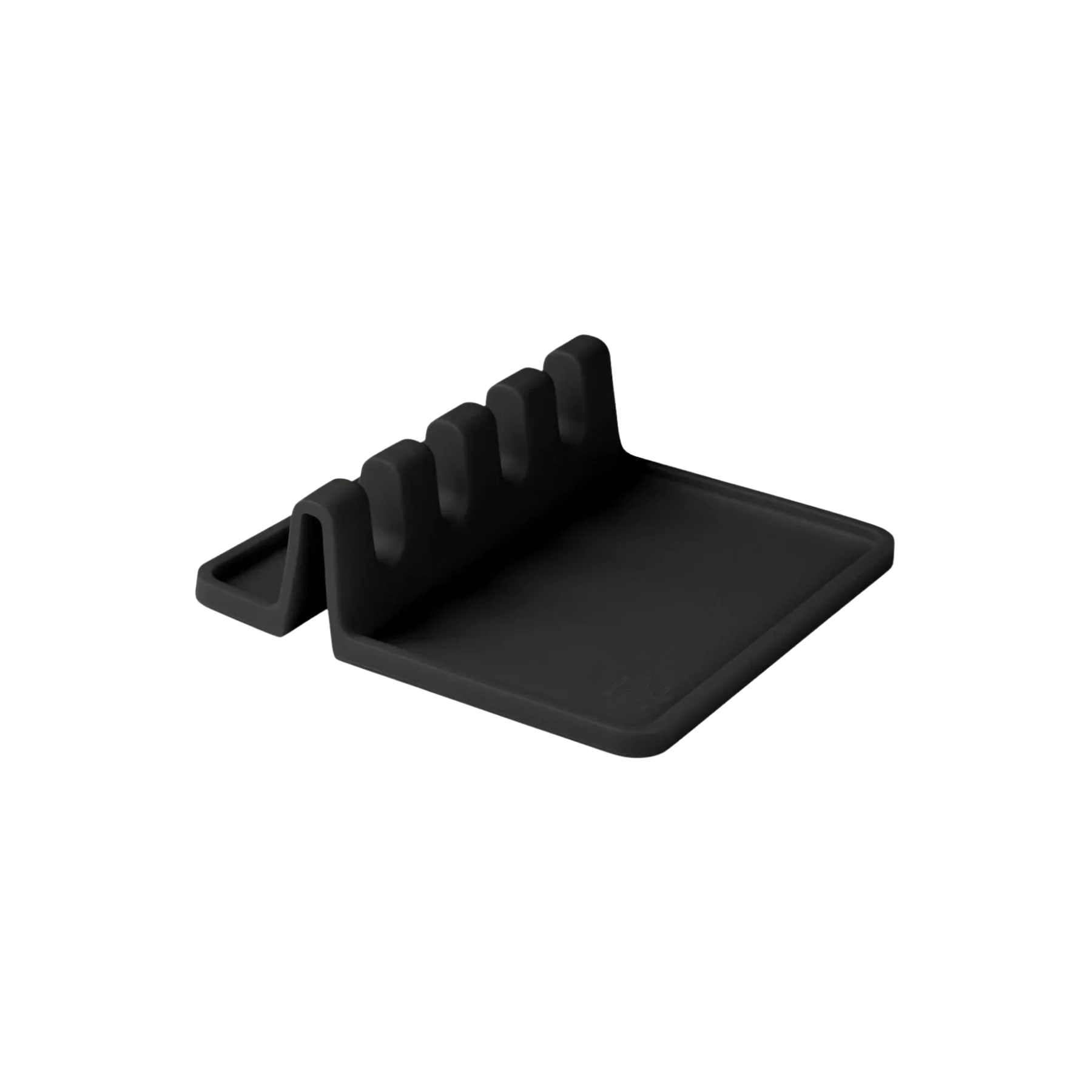 Silicone Spoon Rest Extra Large - Black by Zulay Kitchen