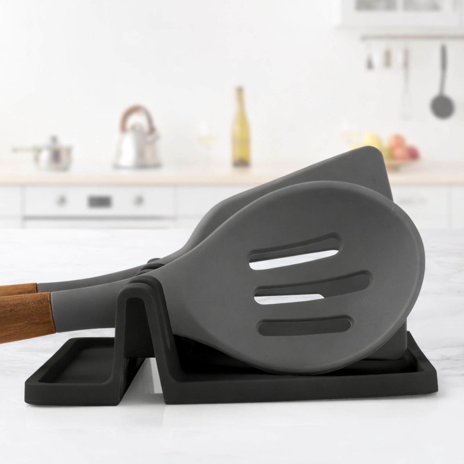 Zulay Kitchen Silicone Spoon Rest