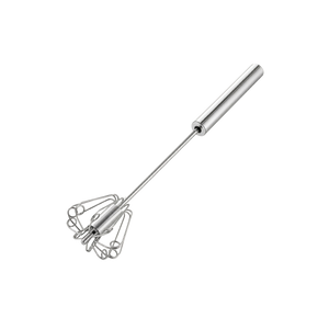 Egg Beater Push Whisk-Silver by Zulay Kitchen