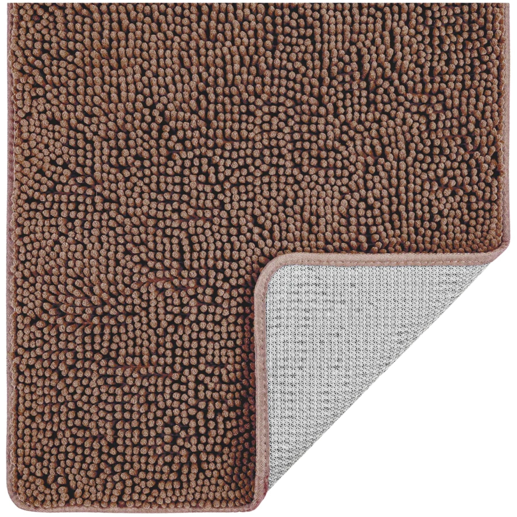 Soft Shaggy Bathroom Rug-47 x 17 Sandstone by Zulay Kitchen