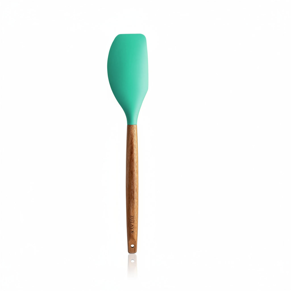 Spatula Mint_Silicone-Utensils-Set-5-Piece-with-Acacia-Wood-Handles-Zulay-Kitchen