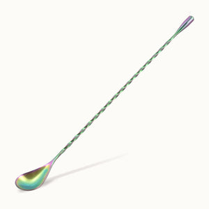 Stainless Steel Cocktail Spoon-Rainbow by Zulay Kitchen