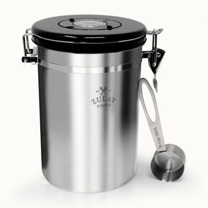 Stainless Steel Coffee Canister by Zulay Kitchen