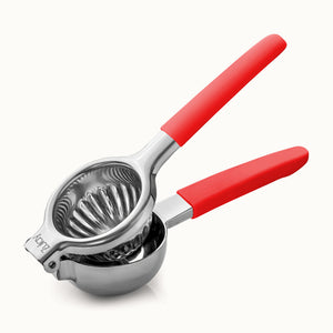 Stainless Steel Lemon Squeezer -  Red Handle by Zulay Kitchen