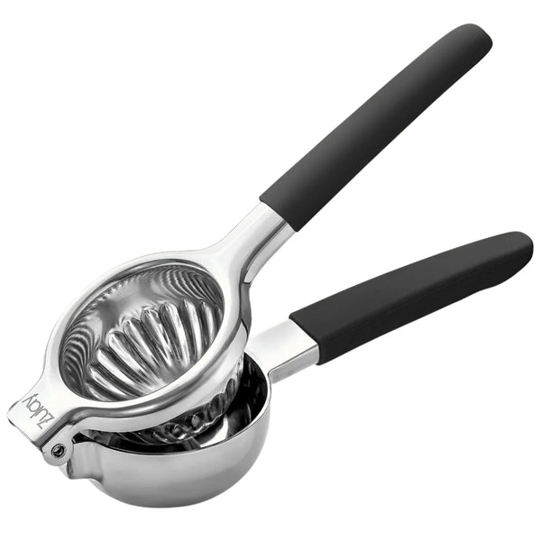 Stainless Steel Lemon Squeezer -Charcoal Handle by Zulay Kitchen