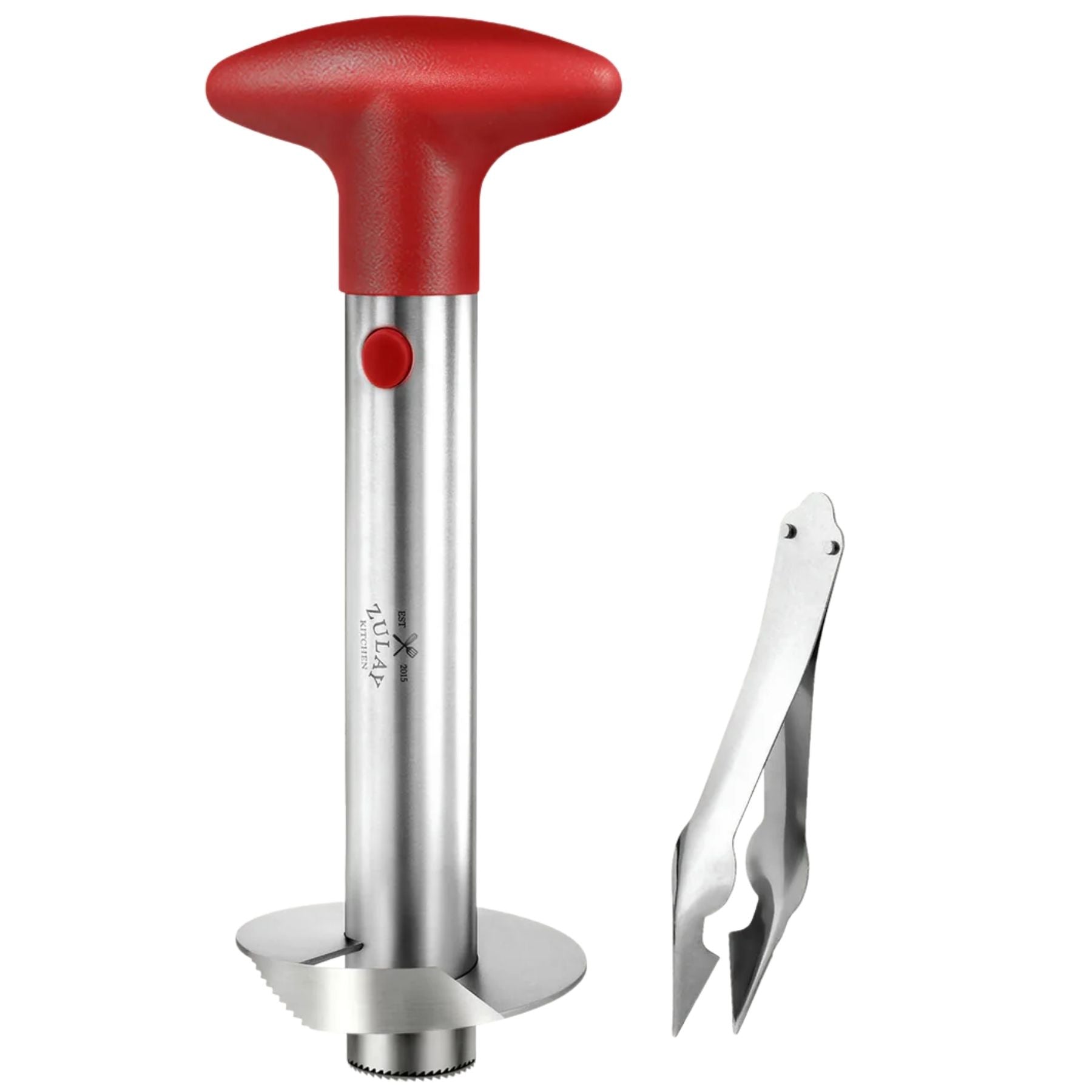 Pineapple Corer Stainless Steel Red by Zulay Kitchen