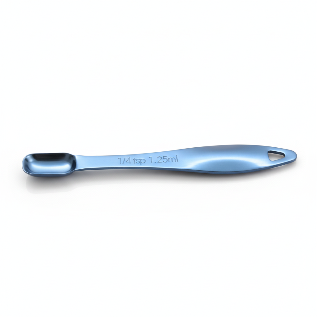 Stainless Steel Rectangular Measuring Spoons Set - 1/4 Teaspoon - Replacement Part - Zulay Kitchen 