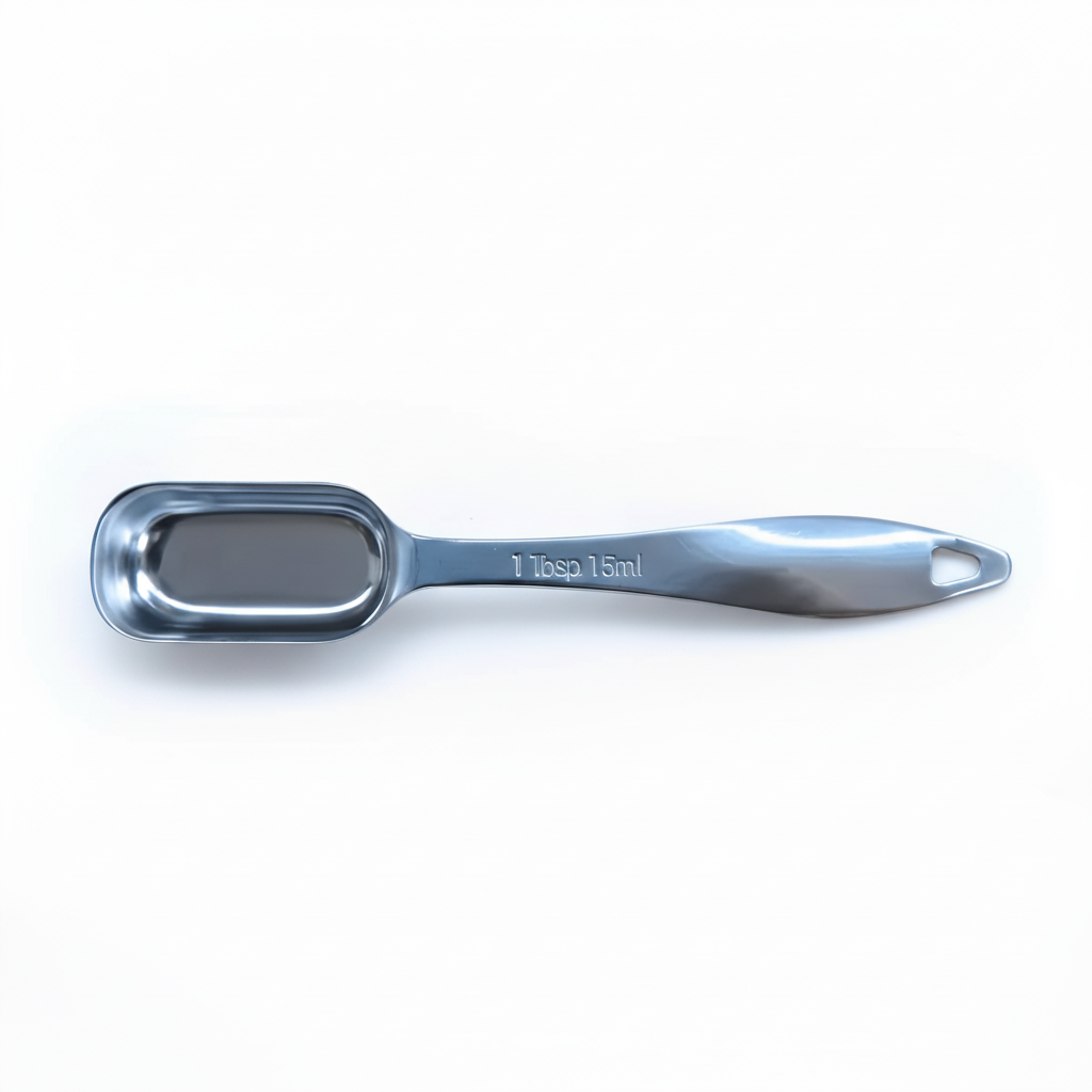 Stainless Steel Rectangular Measuring Spoons Set - 1 Tablespoon - Replacement Part - Zulay Kitchen 