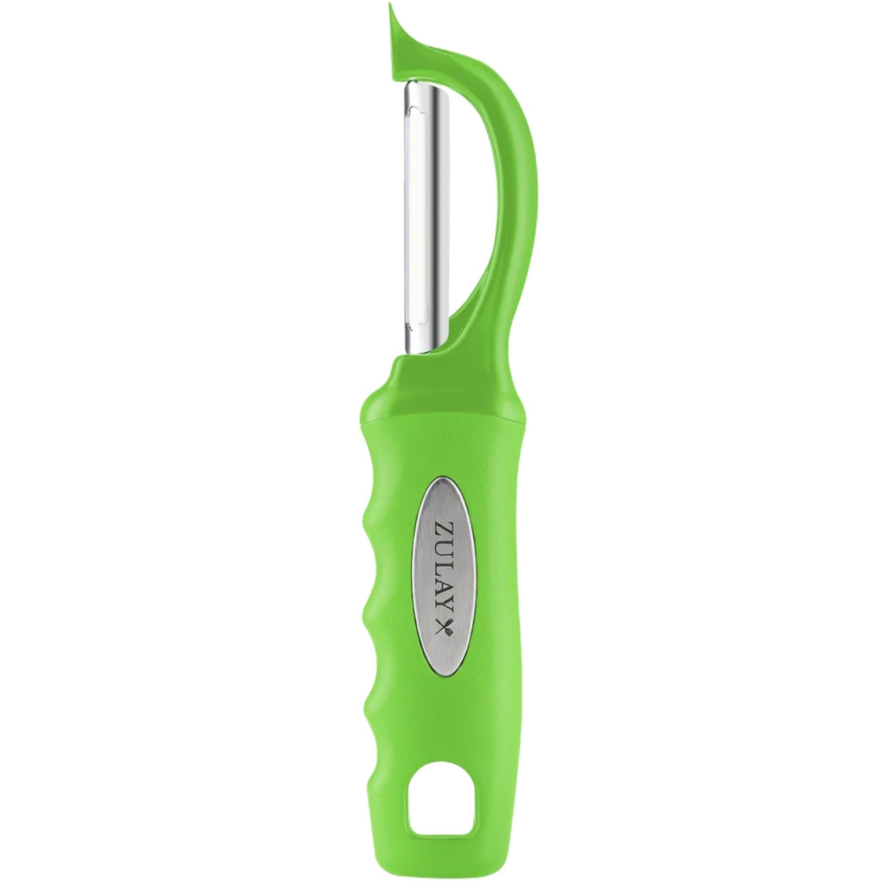 Stainless Steel Swivel Vegetable Peeler- Green by Zulay Kitchen