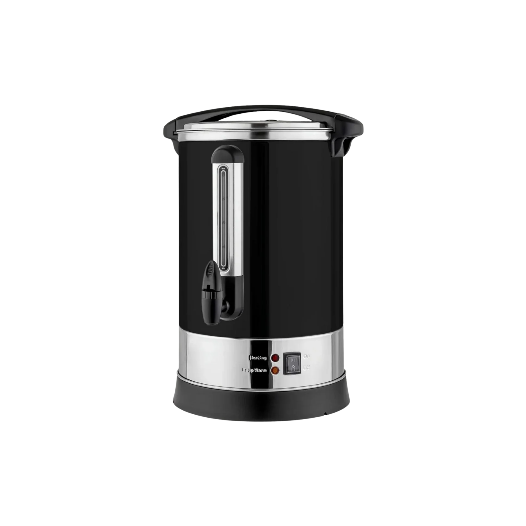 Premium Commercial Coffee Urn - 100 cup Black by Zulay Kitchen