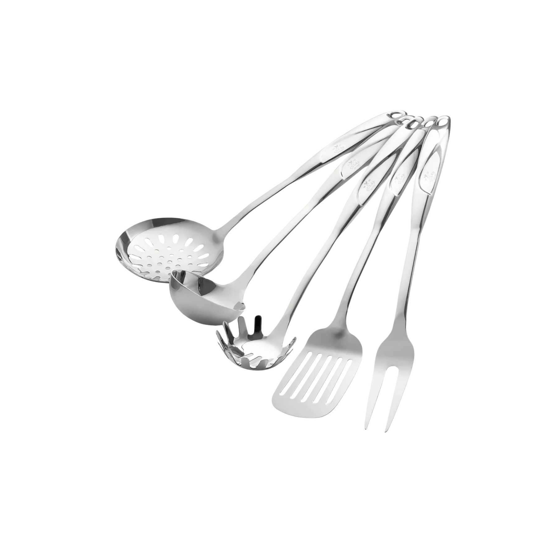 Stainless Steel Cooking Utensil - 5 Piece Set by Zulay Kitchen