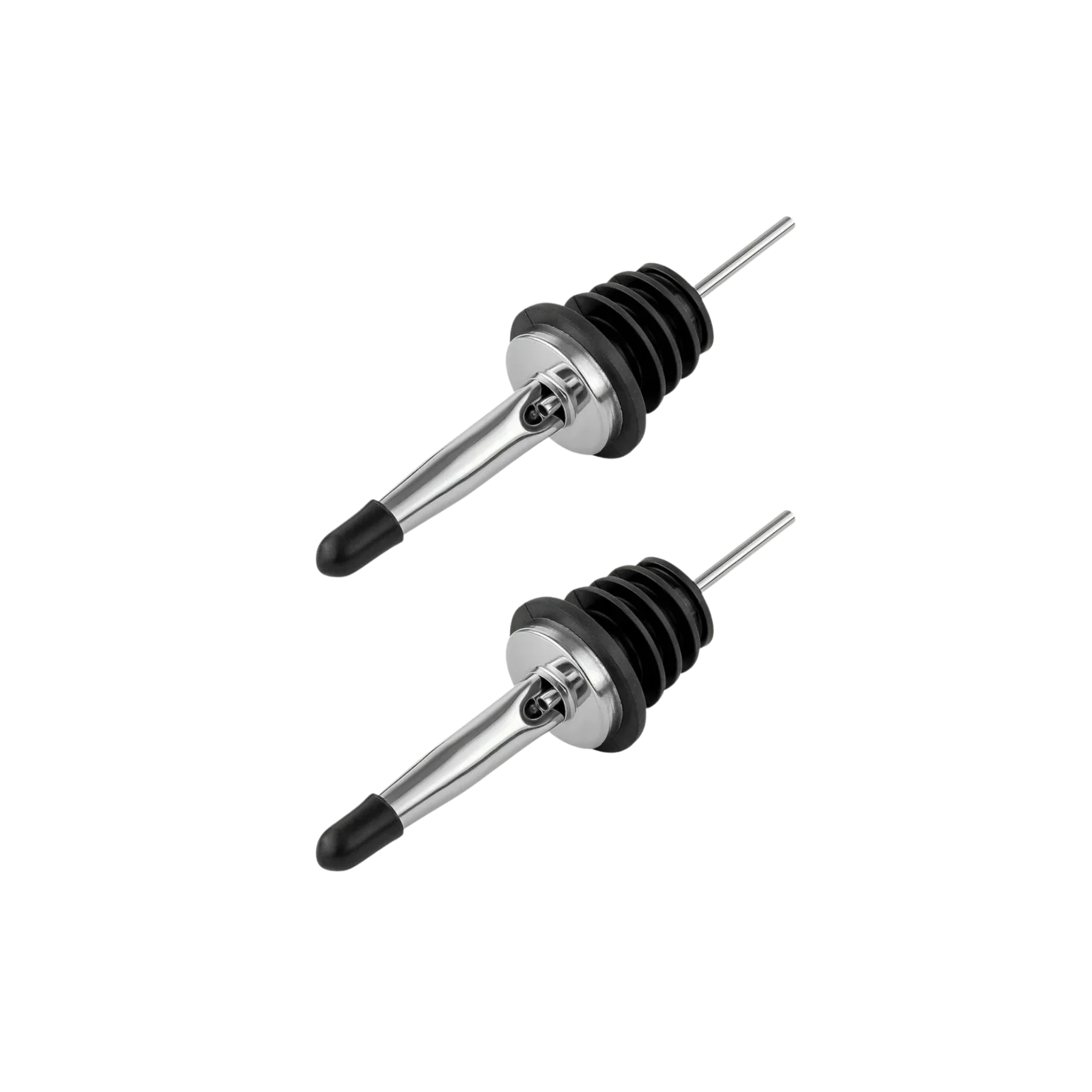 Stainless Steel Pourers for Liquor Bottles 2 Pack by Zulay Kitchen