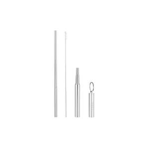 Telescopic Stainless Steel Straw Set by Zulay Kitchen