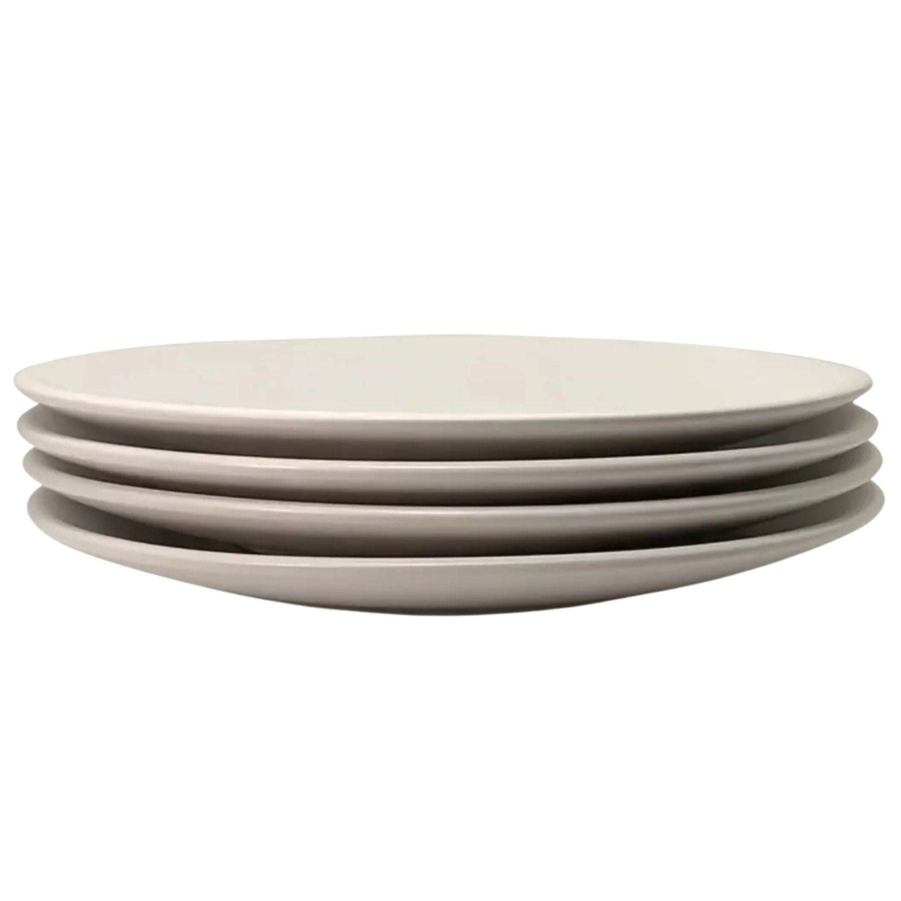 The Contour Salad Plate - Set of 4 - Beige by Zulay Kitchen