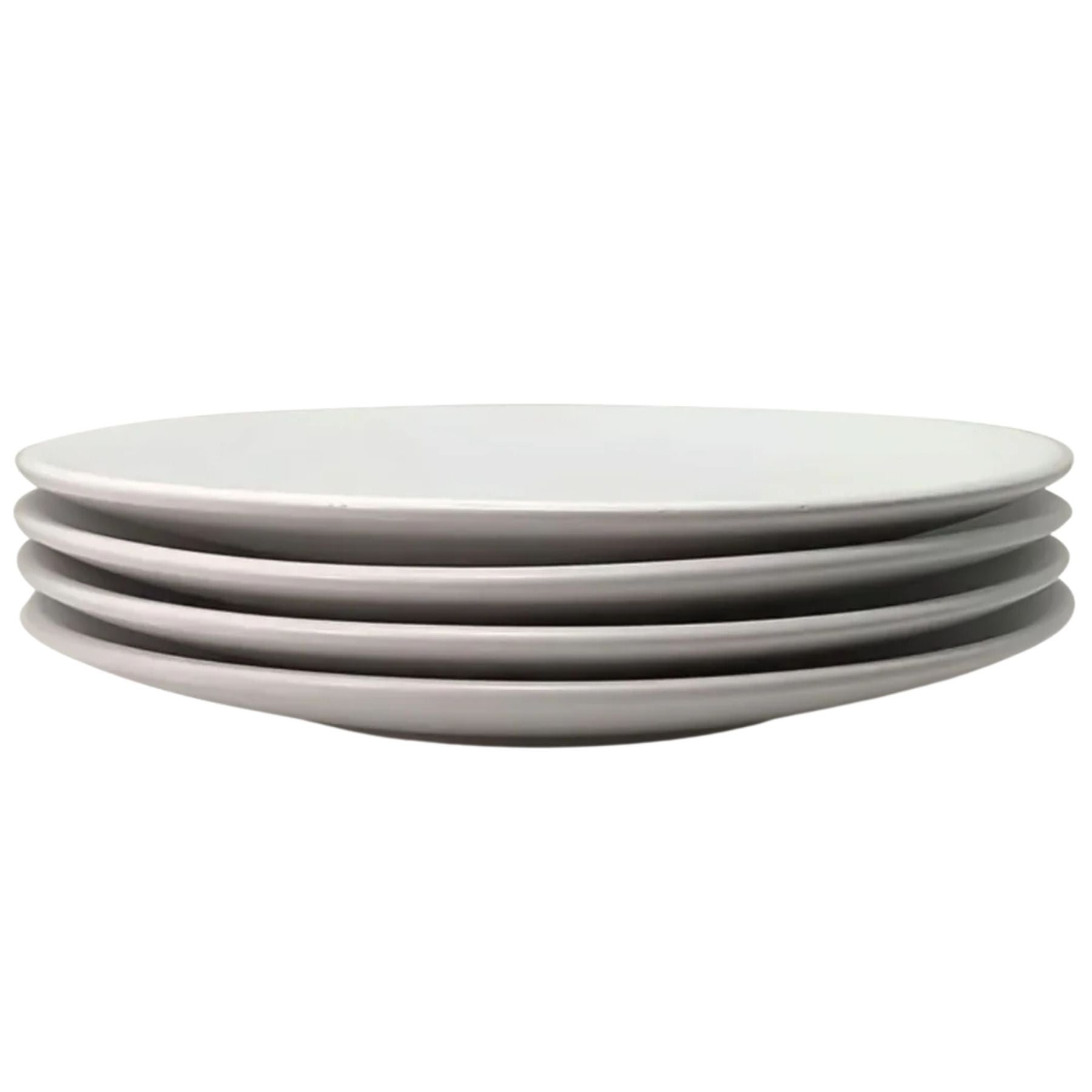 The Contour Salad Plate - Set of 4 - White by Zulay Kitchen