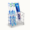 Toothpaste and Toothbrush Holder - Stainless Steel by Zulay Kitchen