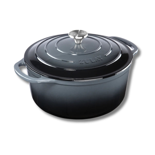 Cast Iron Dutch Oven - Truffle -5 quart by Zulay Kitchen