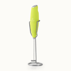 Ultra High-Speed Milk Frother For Coffee With New Upgraded Stand -Lime Green by Zulay Kitchen