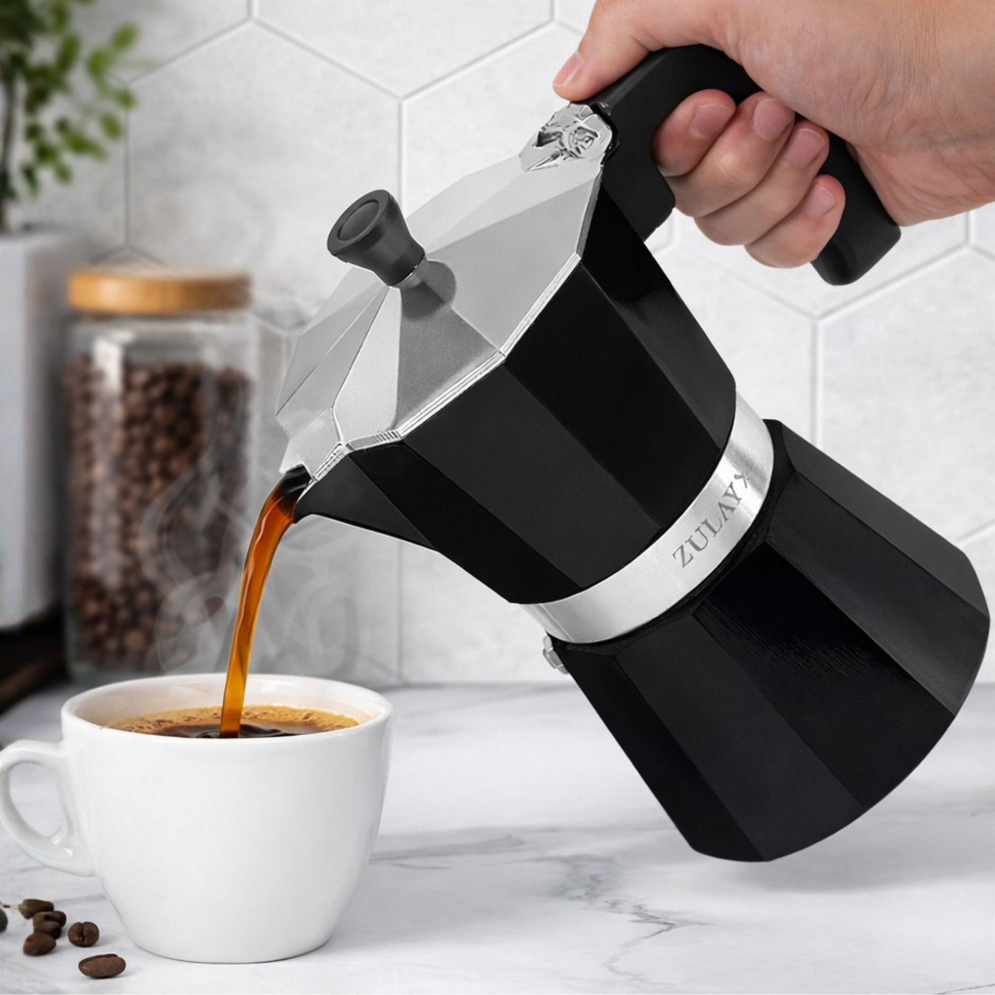 Zulay Kitchen Moka Pot Espresso Maker