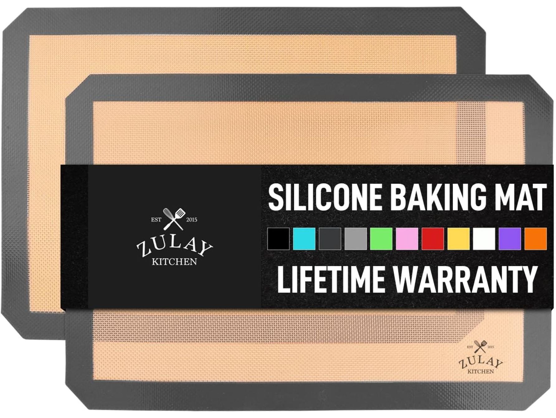 Silicone Baking Mat with Measurements - Set of 4 Non-Stick Half Cookie Sheet  Mats - Reusable Heat Resistant Baking Tray Pan Liners for Macarons Bread  Pastry - China Silicone Mat and Macarons