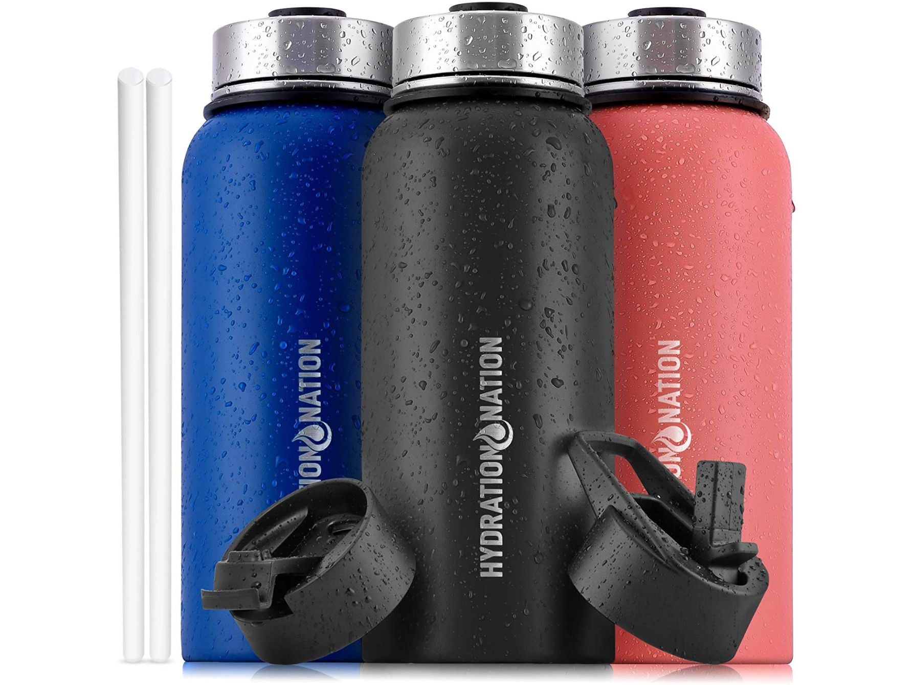 Zulay Plastic Flasks - 3 Pack